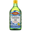 Carlson Labs, Wild Norwegian, Cod Liver Oil, Natural Lemon Flavor, 16.9 fl oz (500 ml)