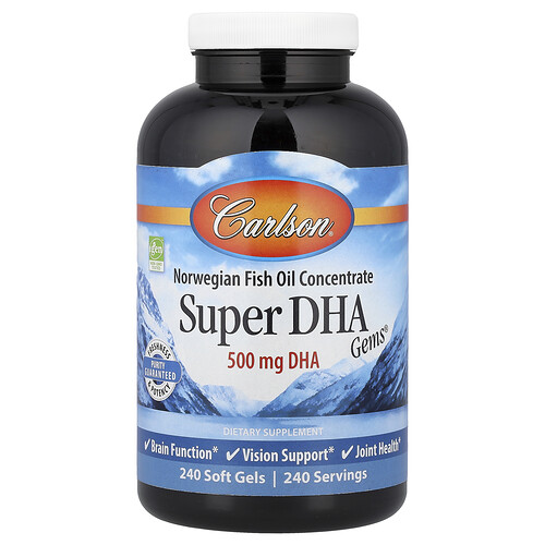 Carlson Super DHA Gems®, 240 Soft Gels