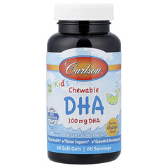 ДГК (DHA) 100 мг Carlson Kid's Chewable DHA 60 капсул