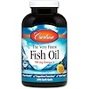 Carlson Labs, The Very Finest Fish Oil, Natural Lemon Flavor, 240 Soft Gels