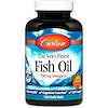 Carlson Labs, The Very Finest Fish Oil, Natural Orange Flavor, 120 Soft Gels