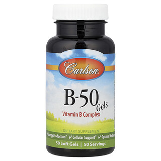Carlson, B-50 Gels, 50 Soft Gels