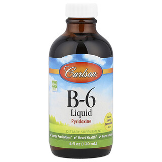Carlson, B-6 folyékony, természetes bogyós limonádé, 120 ml