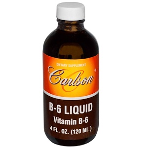 Carlson Labs, Жидкий B-6, 4 жидких унций (120 мл)
