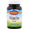 Carlson Labs, Niacin, 50 mg, 300 Tabletas