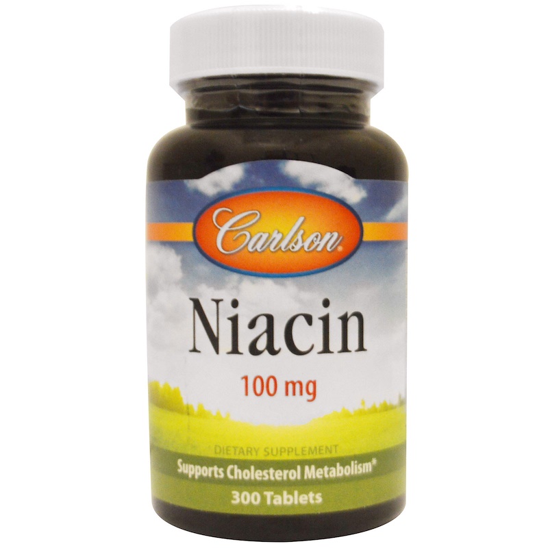 Carlson Labs, Niacin, 100 mg, 300 Tablets - iHerb