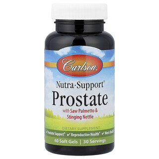 Carlson, Nutra-Support® Prostate, 60 cápsulas blandas