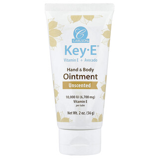 Carlson, Key- E®, El ve Vücut Merhemi, Kokusuz, 56 g (2 oz)