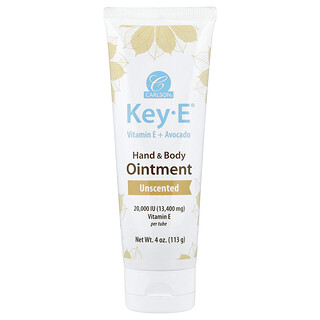 Carlson, Key-E®, Ungüento para manos y cuerpo, Sin fragancia, 113 g (4 oz)