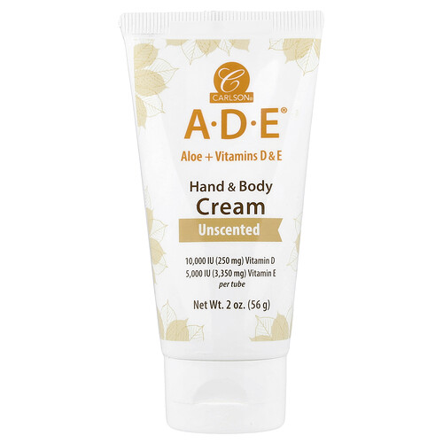 Carlson, ADE® Hand & Body Cream, Hand- und Körpercreme, duftneutral, 56 g (2 oz.)