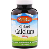 Отзывы о Carlson Labs, Кальций в форме хелата, 500 мг, 180 таблеток