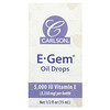 Σταγόνες ελαίου E-Gem, 15 ml