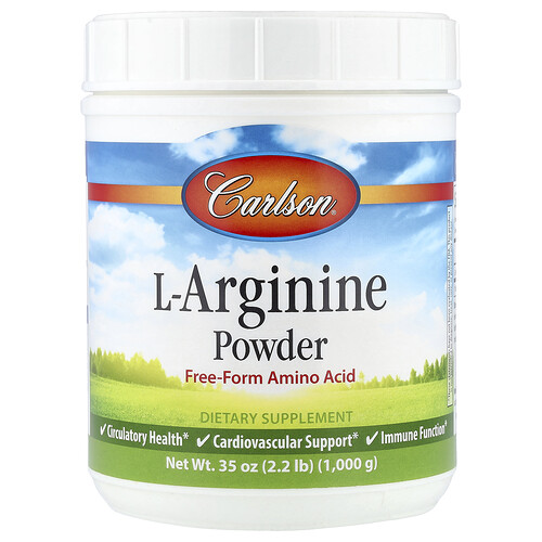 Carlson, L-Arginine Powder, L-Arginin-Pulver, 1.000 g (35 oz.)