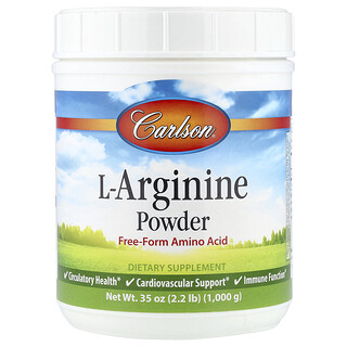 Carlson, L-arginina en polvo, 1000 g (35 oz)
