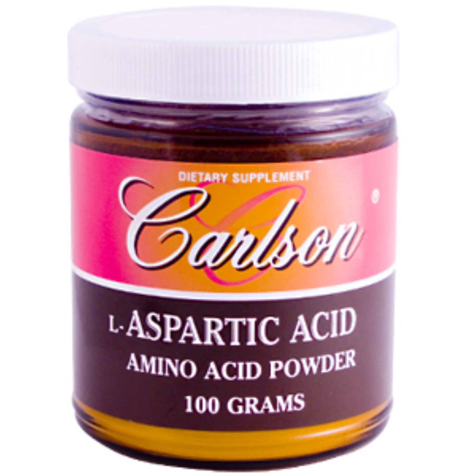 Carlson labs l-aspartic acid Powder, 100g (088395067556)