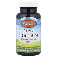 Acetyl L-Carnitine, 500 mg, 60 Vegetarian Capsules