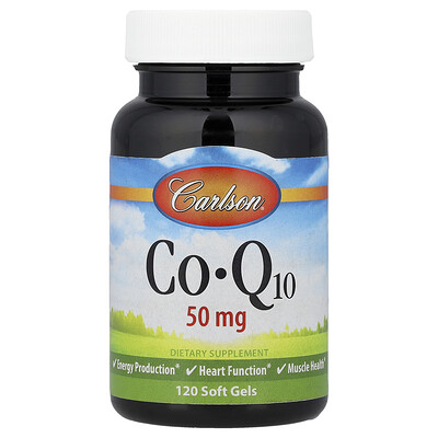 Product Image for Carlson, CoQ10, 50 mg, 120 Softgels