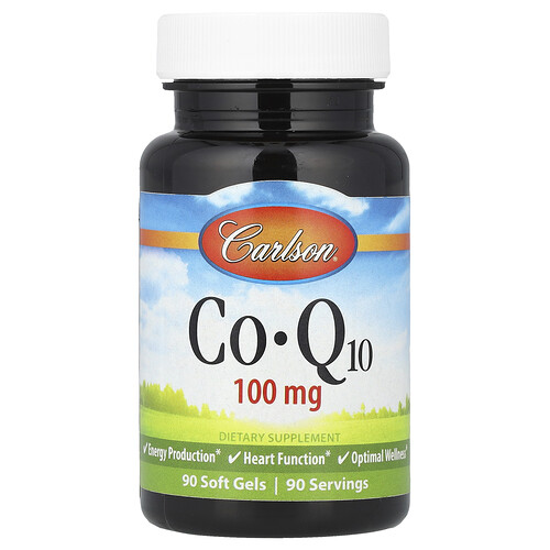 Carlson CoQ10, 100 mg, 90 Soft Gels