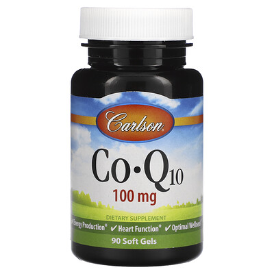 

Carlson CoQ10 100 mg 90 Soft Gels