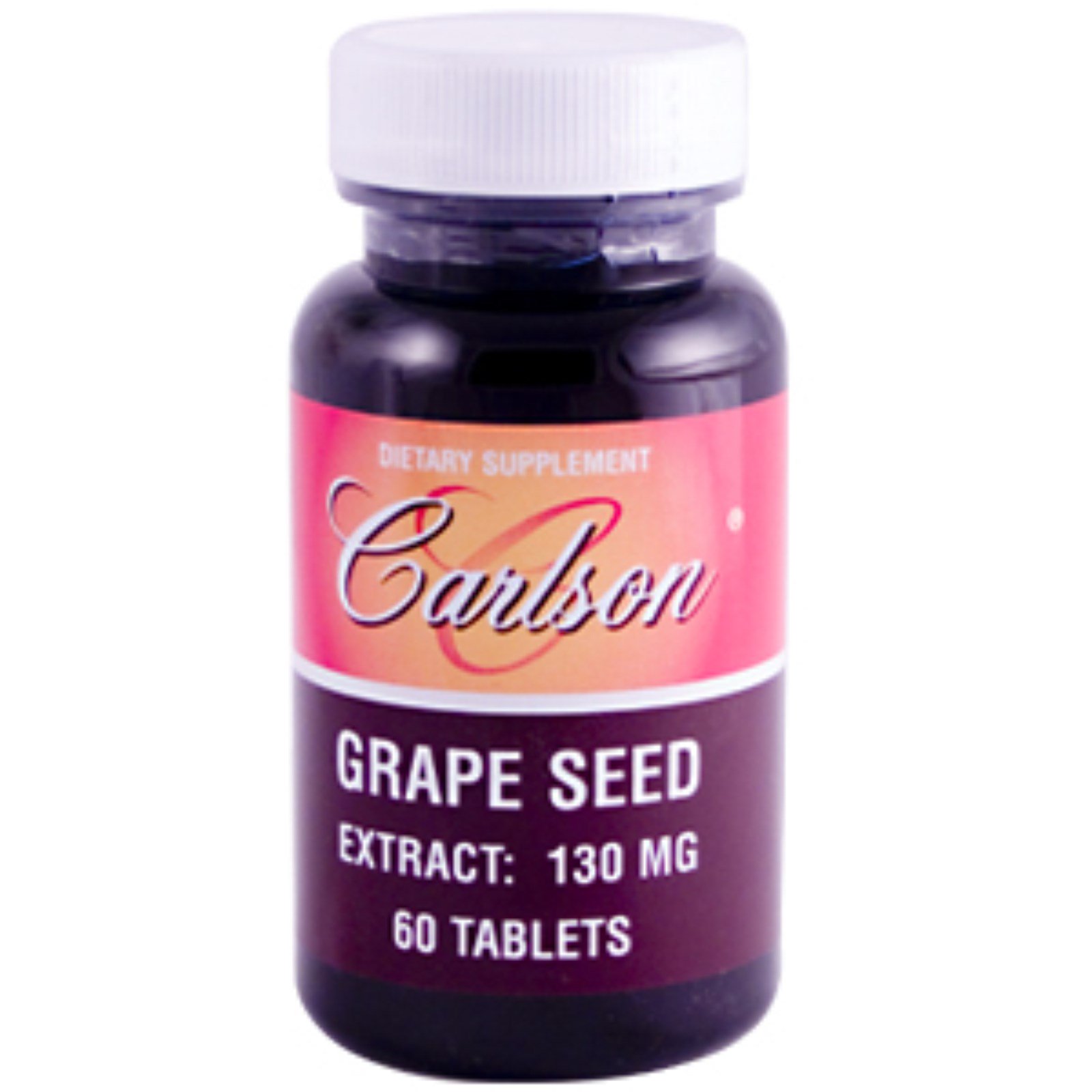 Carlson labs grape seed extract, 130mg 60 tablets (088395085048)