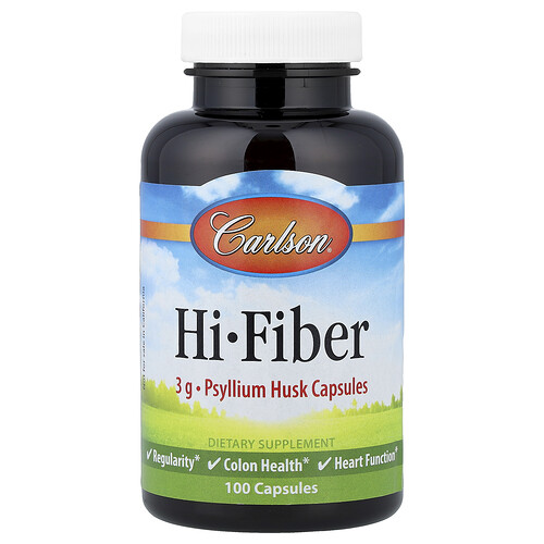 Carlson Hi-Fiber, 100 Capsules