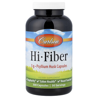 Carlson, Hi-Fiber, 300 capsules