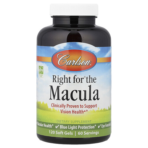 Carlson, Richtig für® den Macula, 120 Weichkapseln