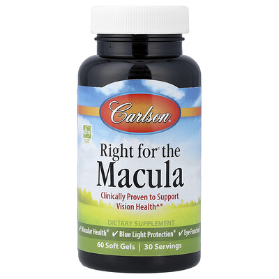 Product Image for Carlson, Right for the Macula, 60 Soft Gels