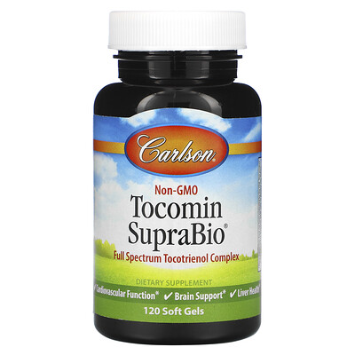 

Carlson, Tocomin SupraBio, 120 Soft Gels