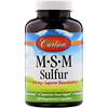 Carlson Labs‏, MSM Sulfur, 1,000 mg, 180 Vegetarian Capsules