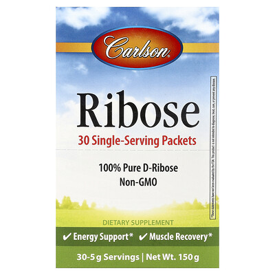 Carlson, Ribosa, 30 sobres para porción individual