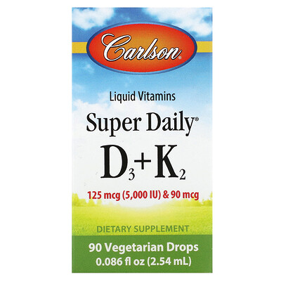 Carlson Super Daily D3 + K2: A Comprehensive Overview