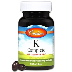 Carlson Labs, K-Complete, 90 капсул