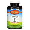 Carlson Labs, Vitamin D3, 25 mcg (1,000 IU), 360 Soft Gels