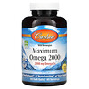Wild Norwegian, Maximum Omega 2000, Natural Lemon, 2,000 mg, 90 Soft Gels (1,000 mg per Soft Gel)