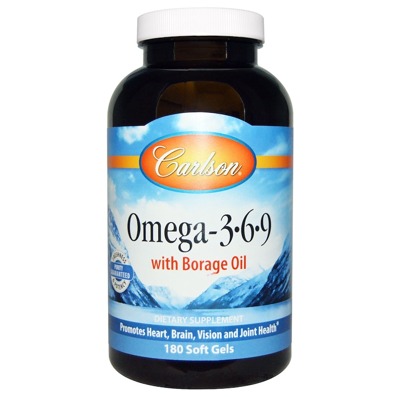 Carlson Labs, Omega369, With Borage Oil, 180 Soft Gels iHerb