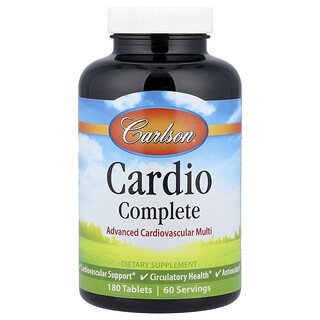 Carlson, Cardio Complete, 180 Tablets