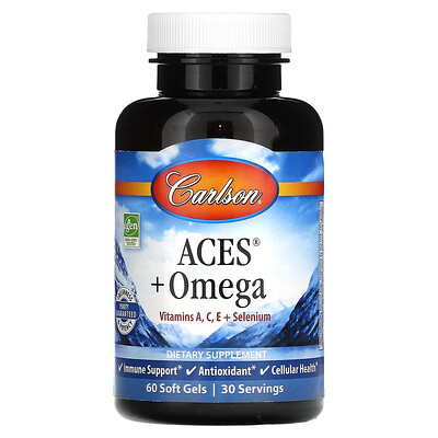 

Carlson ACES + Omega 60 Softgels