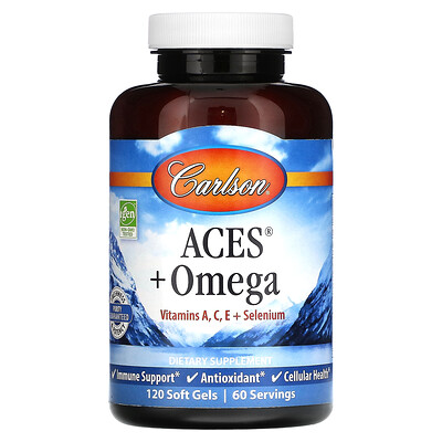 

Carlson ACES + Omega 120 Softgels