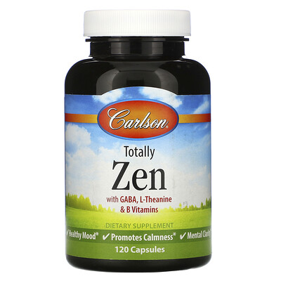Carlson Labs Totally Zen, 120 Capsules