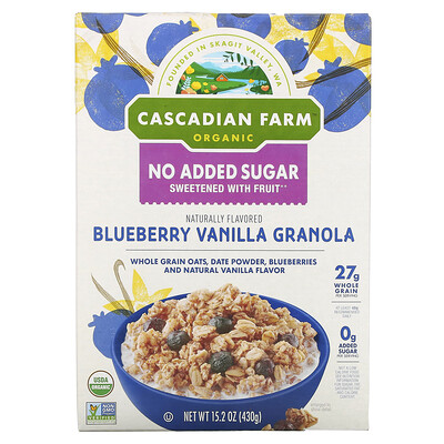 

Cascadian Farm Granola Blueberry Vanilla 15.2 oz (430 g)