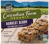 Cascadian Farm, Organic, Chewy Granola Bars, Harvest Berry, 6 Bars, 1.2 oz (35 g) Each