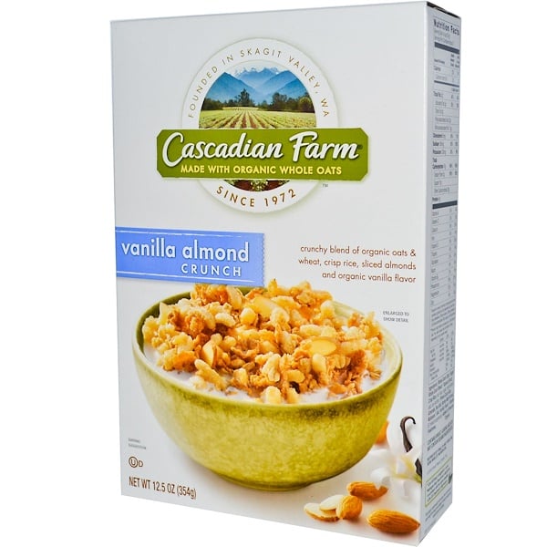 Cascadian Farm, Cereal, Vanilla Almond Crunch, 12.5 oz (354 g) (Discontinued Item) 