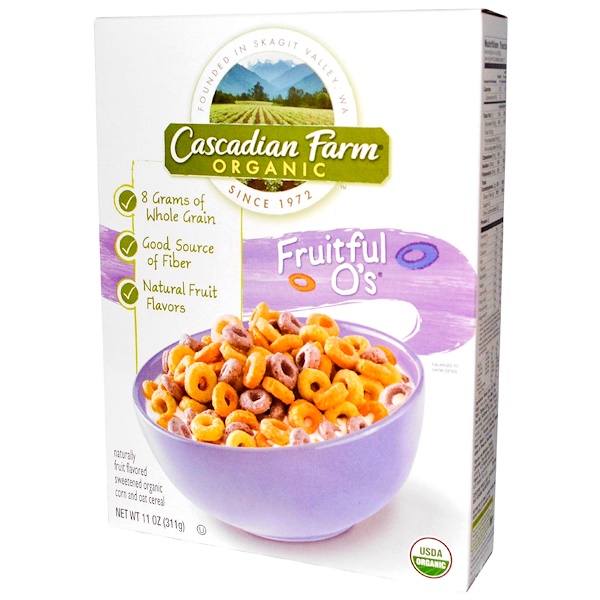 Cascadian Farm, Organic, Fruitful O's, 11 oz (311 g) (Discontinued Item) 