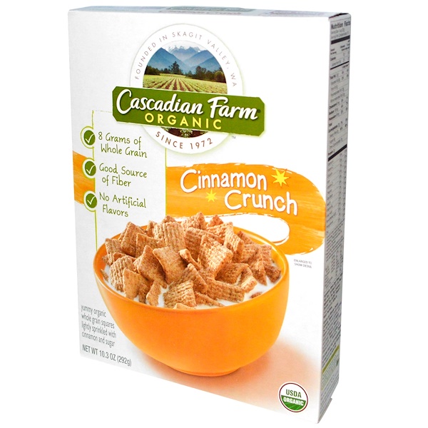 Cascadian Farm, Organic, Cinnamon Crunch, 10.3 oz (292 g) (Discontinued Item) 