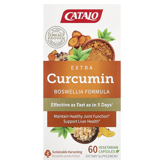 CATALO, Extra Curcumin, 60 Vegetarian Capsules