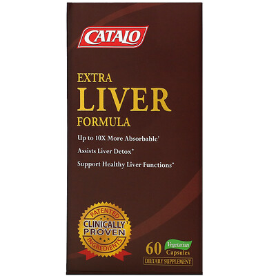 Catalo Naturals Extra Liver Formula, 60 Vegetarian Capsules