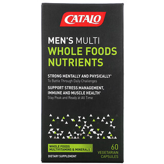 Catalo Naturals, 男性複合維生素，全食營養素，60 粒素食膠囊