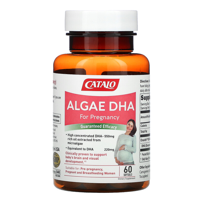 Catalo Naturals, Algae DHA for Pregnancy, 60 Softgels iHerb
