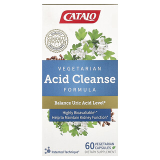 CATALO, Vegetarian Acid Cleanse Formula, 60 Vegetarian Capsules